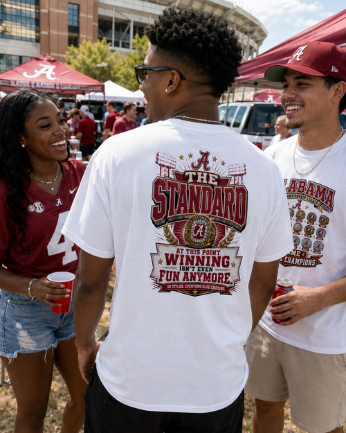 Alabama "Winning is the Standard" Graphic Tee