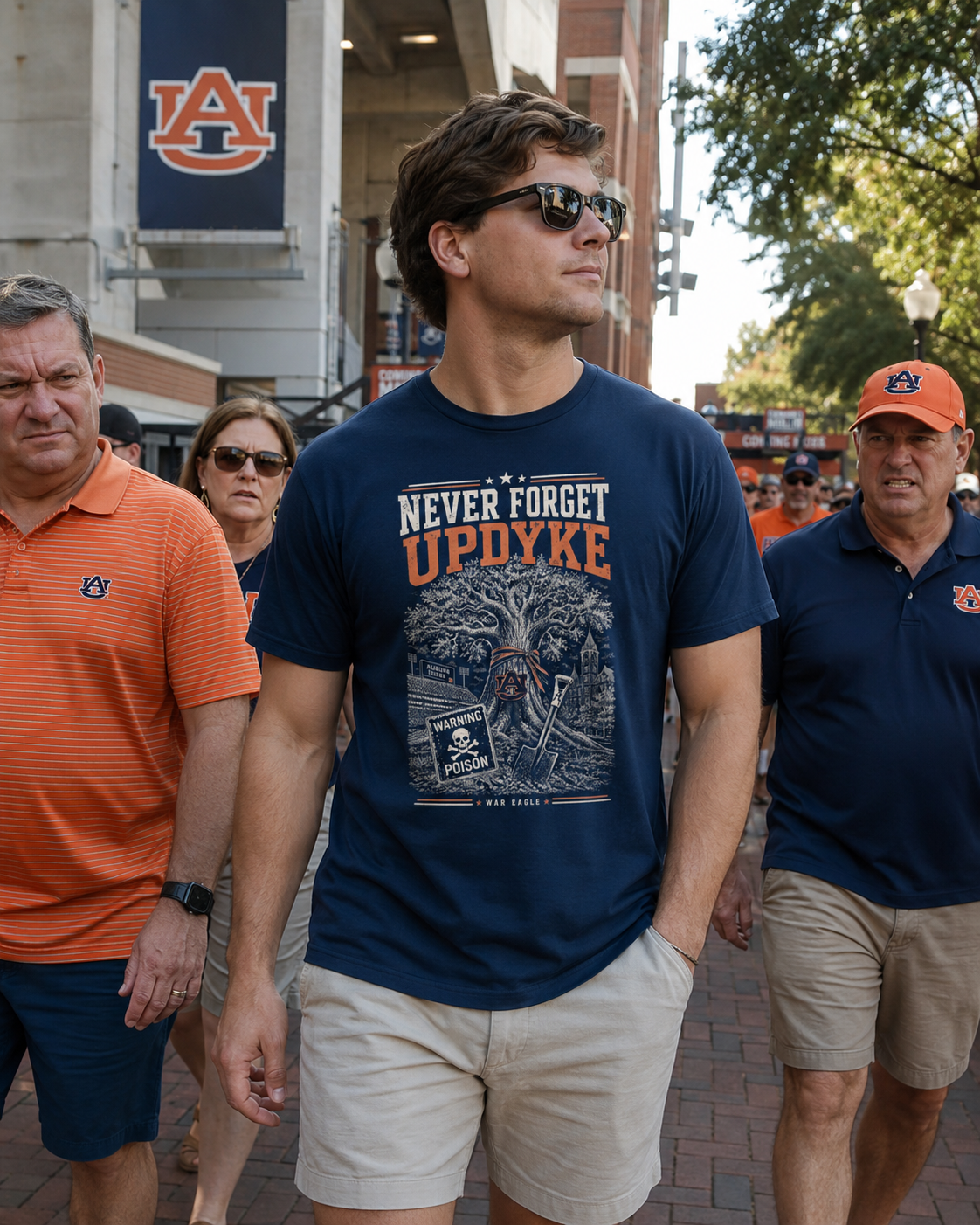Auburn "Never Forget Updyke" Graphic Tee
